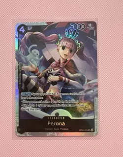 Perona OP06-093 Super Rare Wings of the Captain One Piece Mint NM - Image 1
