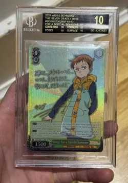 King Sds Sx03-029 Sp Bgs 10 Black Label Weiss Schwarz Seven Deadly Sins booster - Image 2