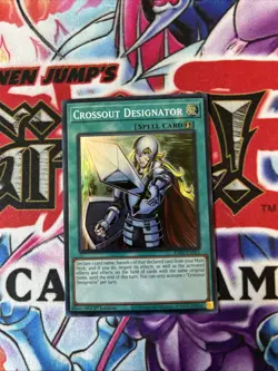 Yugioh Crossout Designator RA02-EN063 Super Rare 1st Edition - Image 1