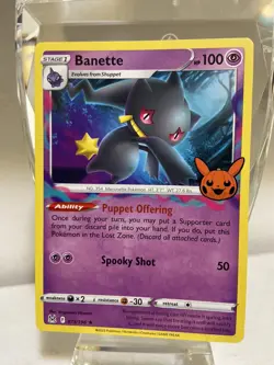 🔥🔥🔥2023 Pokemon Banette Non Holo Trick Or Trade TCG Card💥💥💥 - Image 1