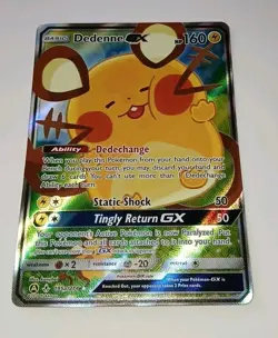 Alternate DEDENNE GX 195a/214 NM+ Full Art Exclusive Tool Kit Card 🌟 Fresh - Image 1