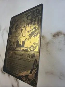 Naruto CCG Tsunade Gold Foil 1st Edition Rare Card – Near Mint / Excellent - Image 2