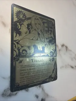 Naruto CCG Tsunade Gold Foil 1st Edition Rare Card – Near Mint / Excellent - Image 3