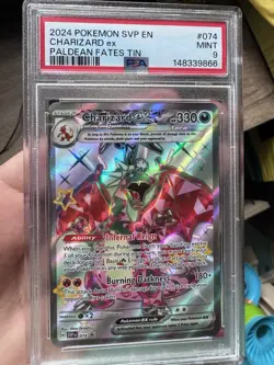 Charizard ex 074 Sv: Scarlet & Violet Promo Cards Holo PSA 9 - Image 1