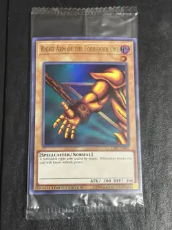 Right Arm of the Forbidden One LART-EN006 Ultra Rare Limited SEALED Yugioh Card - Image 1