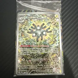 Pokemon TCG Magneton SVP 159 Surging Sparks ETB Black Star Promo Card SEALED - Image 1