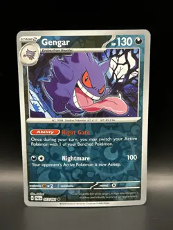 Reverse Holo Gengar Lot 057/091 (x4) - Pokemon Paldean Fates Cards - NM - Image 2