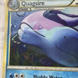 Quagsire 9/123 - HeartGold SoulSilver - Holo Pokemon Card - Image 2