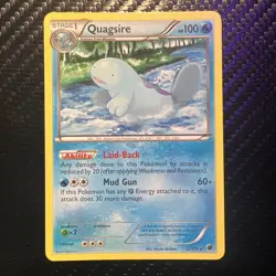 Pokemon TCG Quagsire 22/116 BW Plasma Freeze Regular Rare Card 2013 - Image 1