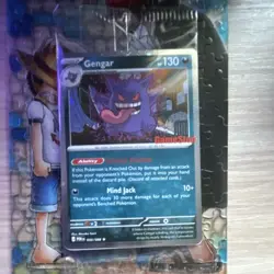 Pokemon Gengar Promo Card GameStop 130 HP 050/088 English Stage 2 POR - Image 1
