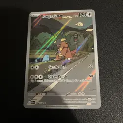 Pokemon TCG Kangaskhan Illustration Rare Destined Rivals Card 204/182 NM - Image 1