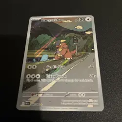 Pokemon TCG Kangaskhan Illustration Rare Destined Rivals Card 204/182 NM - Image 2