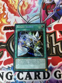 Future Silence LEDE-EN054 - Secret Rare 1st Edition Yugioh Pack Fresh - Image 1