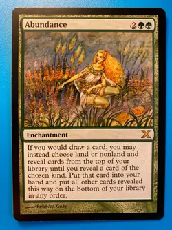 MTG 1x Abundance # 249 Core Set 10th Edition Magic the Gathering Card x1 NM - Image 1