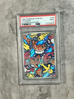 TATSUGIRI 186 PSA 9 | 2024 POKEMON TWM EN-TWILIGHT MASQUERADE | IR - Image 1