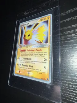 Pokemon Jolteon EX Delta Species 109/113 Holo Rare EX 100 HP Card 2005 - Image 2
