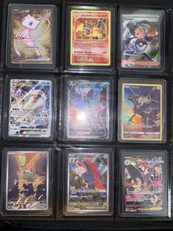 Pokemon TCG 18 Card Lot Charizard, Metal Mew, Deoxys VSTAR, Lumineon V Holo Foil - Image 1