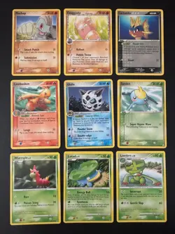 Pokemon Mid Era Mixed Lot of 9 Cards | Pokemon Trading Cards, Glalie, Combusken - Image 1