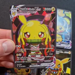 Pikachu Cosplay-Style Holo Art Card - Set of 4 - Image 2