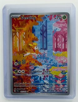 Pokemon TCG Deerling 165/162 – Temporal Forces – Illustration Rare – NM - Image 1