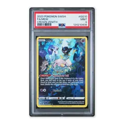 Full Art/Mew Pokemon Sword and Shield Crown Zenith 2023 #GG10 PSA 9 - Image 1