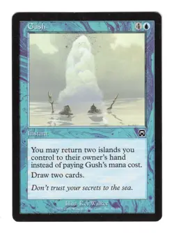 MTG 1x Gush Mercadian Masques card Magic The Gathering, NM - Image 1