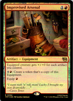 Improvised Arsenal (Extended Art Foil) #270 || MTG - TMNT || 2026 - Image 1