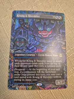 MTG Teenage Mutant Ninja Krang & Shredder Borderless R 0201 - Image 1