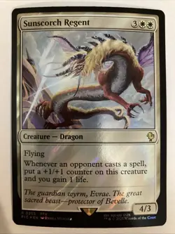 Sunscorch Regent (Surge Foil) R MTG FF Collector Commander 0255 NM - Image 1