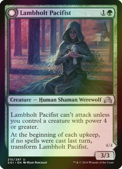 MTG Lambholt Pacifist // Lambholt Butcher Foil ** SOI ** English (NM) - Image 1