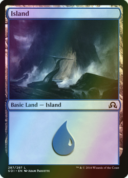 MTG Island (287) Foil ** Shadows over Innistrad ** English (NM) - Image 1