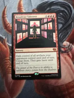 MTG Teenage Mutant Ninja Turtles Broadcast Takeover 0086 NM Mythic - Image 1