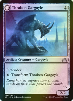 MTG Thraben Gargoyle // Stonewing Antagonizer Foil ** SOI ** English (NM) - Image 1