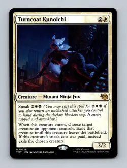 Turncoat Kunoichi Teenage Mutant Ninja Turtles Non-Foil MTG NM - Image 1