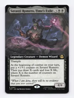 Savanti Romero Times Exile Extended Art 267 MTG Teenage Mutant Ninja Turtles TMT - Image 1