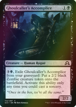 MTG Ghoulcaller's Accomplice Foil ** Shadows over Innistrad ** English (NM) - Image 1