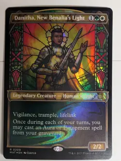MTG - Danitha, New Benalia's Light - MAT - R - Halo Foil - 209 - Image 1