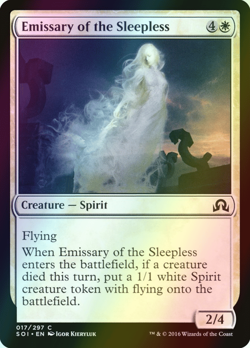 MTG Emissary of the Sleepless Foil ** Shadows over Innistrad ** English (NM) - Image 1