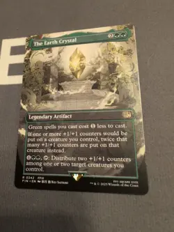 The Earth Crystal (Borderless) Final Fantasy Regular Magic The Gathering 2 GG - Image 1