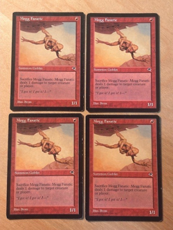 Magic the Gathering MTG 1x Mogg Fanatic Tempest MP - Image 1
