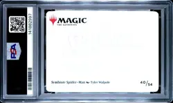 2025 MTG MARVEL'S SPIDER-MAN ART SERIES GOLD STAMPED SYMBIOTE SPIDER-MAN PSA 10 - Image 2