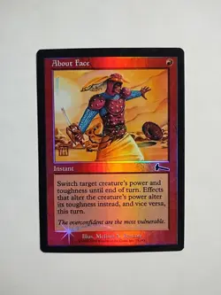 About Face FOIL Urza's Legacy MTG Magic the Gathering LP - Image 1