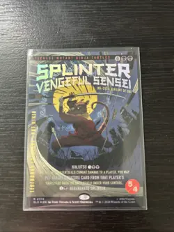 Splinter Vengeful Sensei Ink-eyes Servant of Oni Foil TMNT Secret Lair Ronin - Image 1