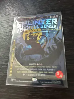 Splinter Vengeful Sensei Ink-eyes Servant of Oni Foil TMNT Secret Lair Ronin - Image 2