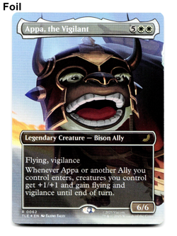 Appa, the Vigilant (Borderless Foil) - Avatar: The Last Airbender - MTG TLE 0062 - Image 1