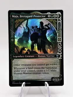 Maja, Bretagard Protector 327 Foil Kaldheim KHM MTG NM - Image 1