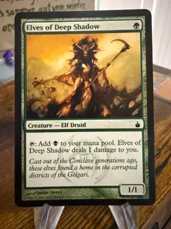 Magic the Gathering MTG Ravnica City of Guilds ELVES OF THE DEEP SHADOW 598 - Image 1
