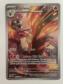 Blaziken 192/182 Sv10 Destined Rivals Illustration Rare Pokemon Card- Near Mint - Image 1