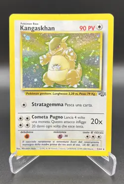 Pokemon TCG Kangaskhan Jungle 5/64 Holo Unlimited Holo Rare BASE Set - Image 1