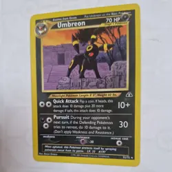Pokemon TCG Neo Discovery Umbreon 32/75 Non-Holo Rare HP - Image 3